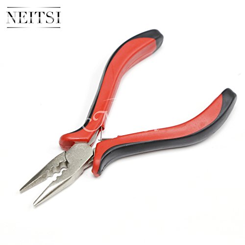 Neitsi® Multi-Function Hair Extensions Tools Removal Plier For Use With Micro Rings Pre-Bonded Hair Extensions