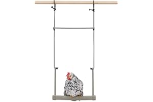 Beeztees Chicken Swing, Plastic, 100% recycled, Gray