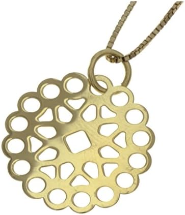 Necklace with pendant pendant Sterling silver 925 rose window geometric shapes gift woman