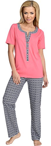 Be Mammy Maternity Pyjama Set Eva (Coral-1, M)
