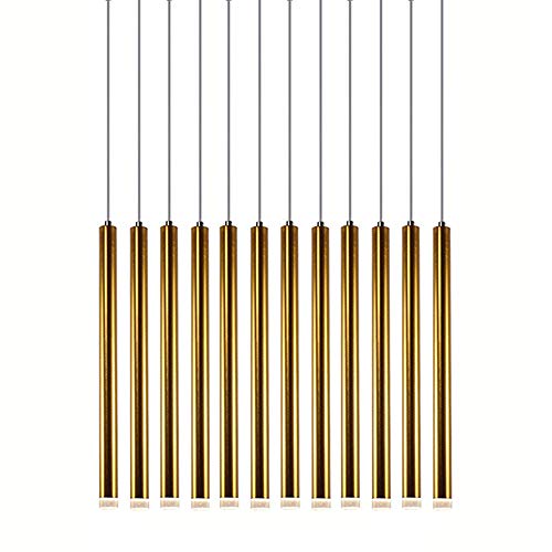 oovov 3 W LED Tubo de Aluminio comedor lámparas de suspensión de Techo Italiano diseño Simple Bar contador restaurante balcón pasillo colgado aparatos de iluminación d30h300 mm a-astigmic