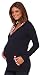 Happy Mama. Women's Maternity Nursing Hoodie Sweatshirt Contrast Details. 124p (Navy, UK 12/14, XL)