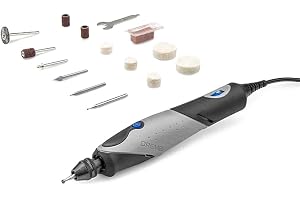 Dremel 2050 Stylo+ elektrisk gravering, mångsidig verktygssats för pysselgravering med 15 tillbehör och multichuck