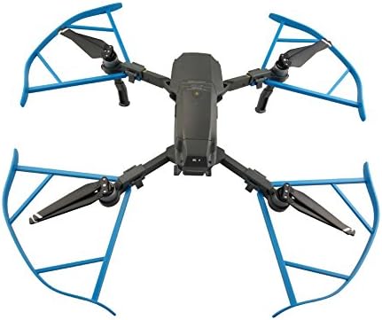 Aladdin Digital Replacement Prop Propeller Guards Protector Cover Bumpers / Landing Gear / Red, Yellow, Blue, Black ,White ,Multi-Color Optional For DJI Mavic Pro Drone Accessories (Blue)