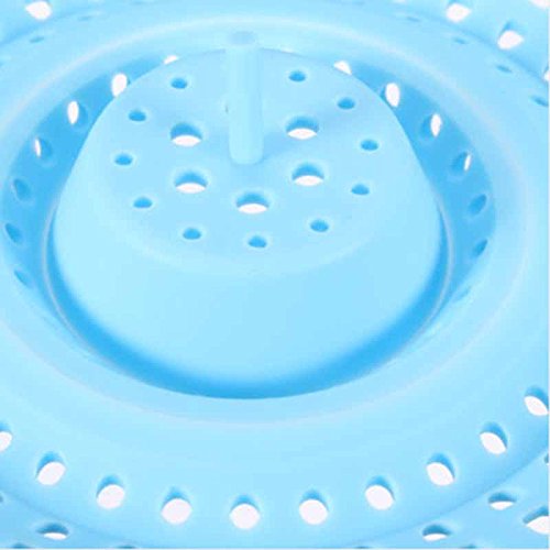 Abflusssieb Silikon Haar Catcher Stopper Filter Sieb Siphon für Küche und Bad,zufällige Farbe - 4