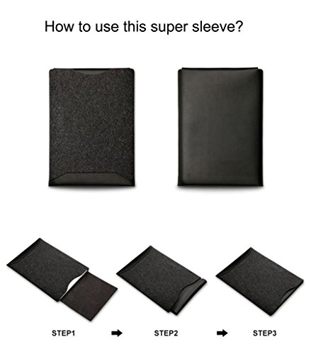 Super moderne Nachahmung Leder u  Filz Laptoptasche Tablette-Kasten-Mausunterlage-Aktenkoffer   Computer-Beutel   Laptop-Kasten   tragen Kasten zum 11