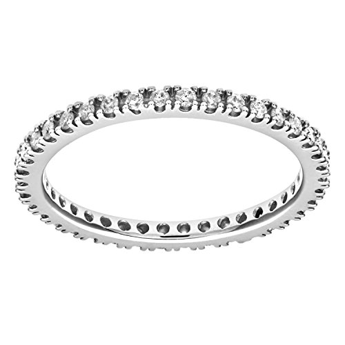 Naava Damen-Ring 9 Karat (375) Weigold Diamant Gr. 57 (18.1) PR08117W-P
