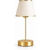 Elegant Gold Abajur Masa Lambası, E27 Duy, Modern Şık Tasarım, 37 cm Y&uuml;kseklik, LED Uyumlu, Dekoratif Gece Lambası, Yatak Oda