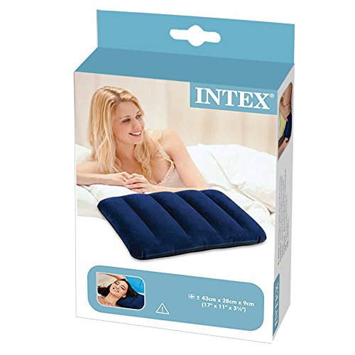 Intex Luftpolster Kissen Downy, Blau, 43 x 28 x 9 cm - 3
