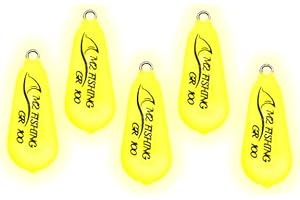 M2 FISHING 5X PIOMBI Pera Giallo EXTRAFOSFO EXTRAFLUORESCENTE SURFCASTING BOLENTINO …