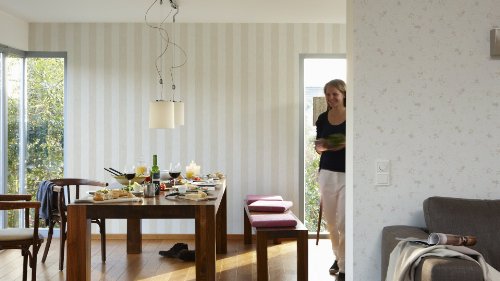 A.S. Creation 919267 Fleuri Pastel Blockstreifentapete perlweiß - 3