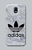  WorldSell Funda de Silicona Suave Case Cover Protección Cáscara Soft Gel TPU Carcasa Funda para Samsung Galaxy J5 2017 Brands 018 Adidas