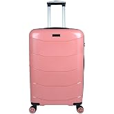 Bagacar Ultra Hafif Kırılmaz Silikon Kabin Boy Valiz Pembe+Etiket Hediyeli! Pembe K&uuml;&ccedil;&uuml;k Boy Unisex