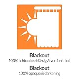 Beautissu® Blackout-Vorhang Amelie mit Schlaufen – 140×245 cm Anthrazit (Grau) – Verdunklungsgardine Schlaufenschal - 6