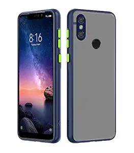 Ample Redmi 6 Pro Back Cover Smoke Case with Camera Bump Protection - Blue