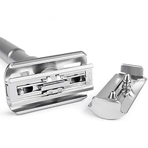 QSHAVE Adjustable Double Edge Classic Safety Razor with Razor Stand, 1 Razor & 1 Stand - Image 9