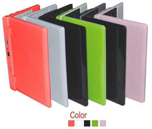 7  inch VIA8650 processor Android 2 2 OS Mini Netbook Internet Laptop Notebook 4GB WIFI multi-language  PINK 