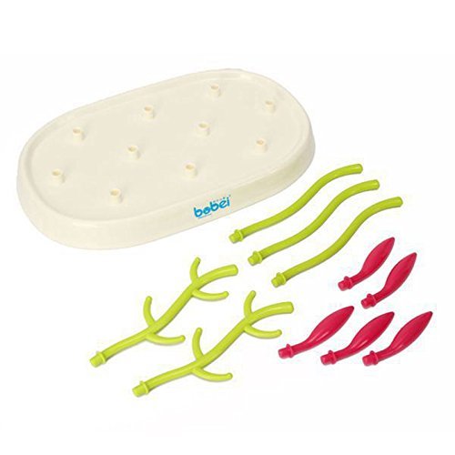 1PCS Detachable Baby Feeding Bottle Drying Nipple Shelf Pacifier Feeding Cup Holder BPA Free Hanging Bottle Rack