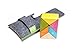 6 Piece Tegu Pocket Pouch Prism Magnetic Wooden Block Set, Tints