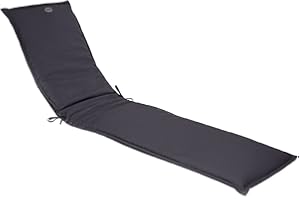 Hespéride - Coussin de transat korai Ardoise 190x60cm en Polyester