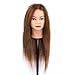 Hairdressing 99% Professional Real Human Hair 26 Inch,CoastaCloud Training Mannequin Head Hairdresser Human Hair with Clamp