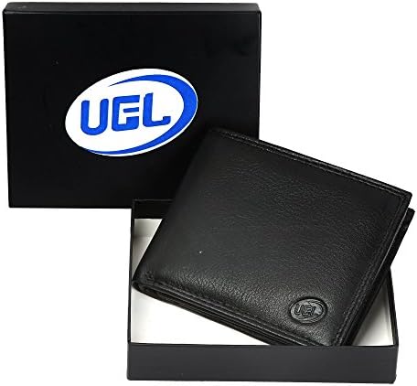 Premium Genuine Bifold Leather Wallet for Men Soft, Comfortable & Stylish - Black