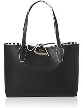 Borsa Guess Shopper Bobbi reversibile nera