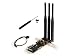 Produktbild Apple BCM94360CS BCM94331CS Bluetooth WIFI Wireless Karte auf PCIe Desktop Adapter WLAN Konverter mit Antennen-Schraubendreher