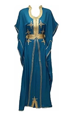Maperla robe orientale gandoura caftan marocain ( vert )