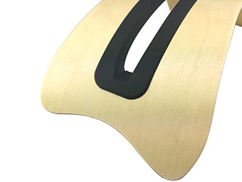 Sumgar®Einzigartige stilvolle Eleganz umweltfreundliche natürliche Holz Desktop Stand Handcrafted Halter Halterung für Apple Computer Macbook Pro/Air iPad (Birch) - 9