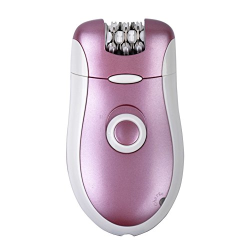 Ckeyin 2 in 1 Rechargeable Wet/Dry Body Hair Device Lady Epilator Beard Shaver Razor Women Epliator Tweezer, Built-in lithium battery