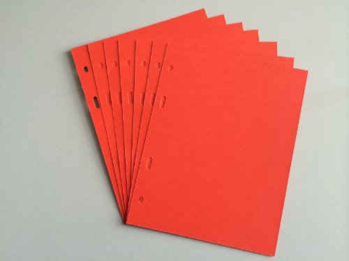 Preisvergleich Produktbild 10 Stück Papierzwischenlagen Zwischenlagen aus Papier Zwischenlage für SCHULZ Münzalbum ROT