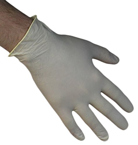 Top Glove Lightly Powdered Disposable Latex Gloves - AQL 1.5 - Box of 95 (Extra Large)