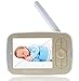 Infant Optics DXR-8 Video Baby Monitor With Interchangeable Optical Lens, White/Biege