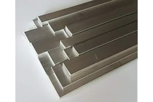 CABOODLE Aluminium Flat Bars - Multiple sizes, lengths & Pack Qty's, Great for billets, Blanks, small spacers, plates, RC repair, Gimbals, Mounts, Bathroom & Home DIY Along with many more.