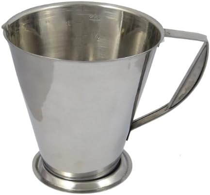 Stainless Steel Measuring Jug - 15 cm - Stainless Surgical Steel - 100% Sterilizable