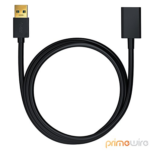 CSL – 1m USB 3.0 Verlängerungskabel | USB Erweiterungskabel / USB Verlängerung | bis zu 5 Gbit/s | doppelt geschirmt | Knickschutz | bidirektional | schwarz - 3