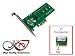 Produktbild Kalea Informatique Karte Controller PCIe 2.0 x4 Für SSD M2 PCIe Typ M Key – Akzeptiere die Formate 2230 2242 2260 2280