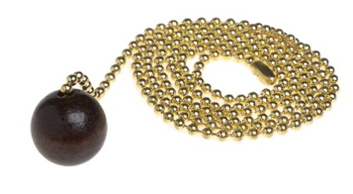 Angelo Brothers 70661 Pull Chain with Walnut Ball