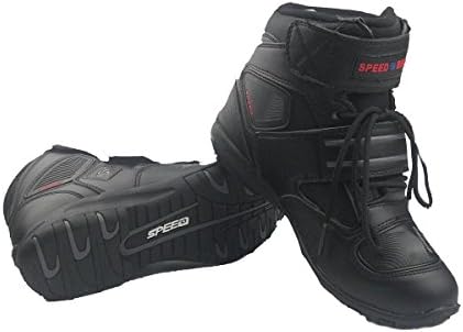 Madbike sports outdoor motorcycle racing boots men black (black, EU43(UK9))