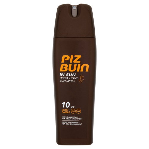 Piz Buin In Sun Tan Lotion Ultra Light Spray SPF 10 200ML