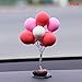 Produktbild IrahdBowen Solar Spielzeug Powered Car Dekoration Innovative Automatische Schaukel Ballon Niedlichen Cartoon Auto Mini Ballon Auto Zubehör Cartoon Kopf Schütteln Puppe Innovative Auto Ornament