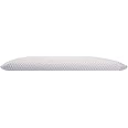 SUQ I OME Slim Sleeper -Thin Latex Pillow for Sleeping,Low Profile Ultra Thin for Stomach, Back, or Side Sleepers, Firm, 27x15.7x2.7 inch,Cube White