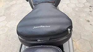 TREK 'N' RIDE SoreBuster Air Cushion Saddle Cover for Motorcycles (Large)