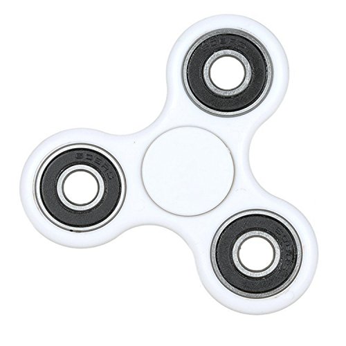 Zidetang Mini spinner fidget toys, fidget spinners, relieves your ADHD, anxiety, and boredom (White)