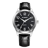 IG Invictus Luxus Mode Faux Leather Mens Blue Ray Glass Quartz Analog Uhren CUENA 844 Gürteluhr An der Uhr Silber Schwarz Black Belt