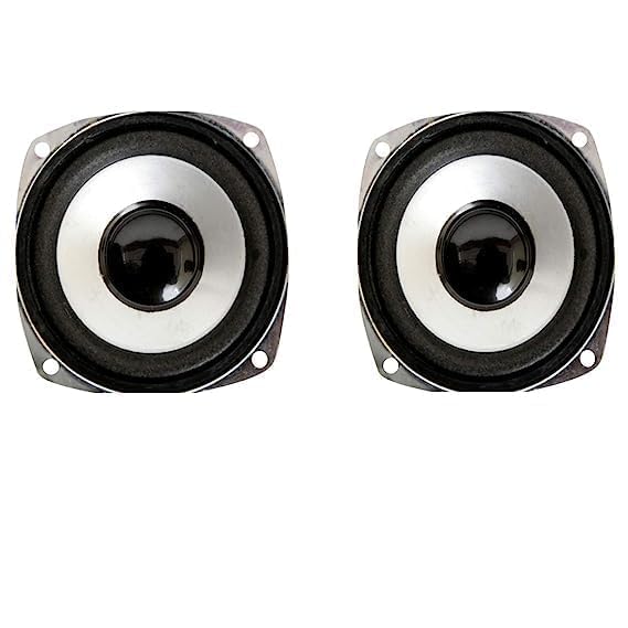 SP Electron 3 inch 15 watt sub woofer 3 Inch subwoofer Speaker 8 ohm 15 Watt HiFi Woofer Deep Bass Coaxial Car Speaker Multicolor (Pack of 2)