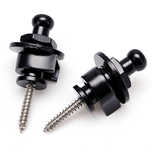 SODIAL(R)2PCS Strap Lock securite faiteaux guitare sangles boucles pour guitare