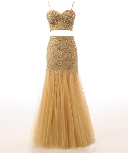Changjie Women's Rhinestone Two Piece Prom&amp;Homecoming Dresses For Juniors 2016