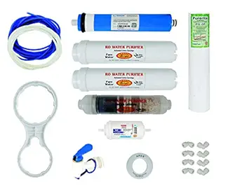 Surya Set of Complete RO Water Purifier Service Suitable for All Type of Water Treatment Purification System Like RO with Vontron Membrane with Mineral - 18 Pcs